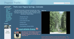 Desktop Screenshot of pagosatrails.net