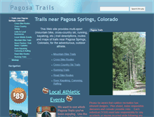 Tablet Screenshot of pagosatrails.net